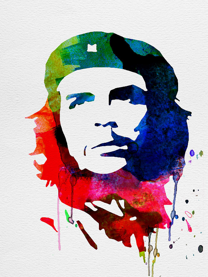 Che Guevara Painting - Che Guevara Watercolor 2 by Naxart Studio