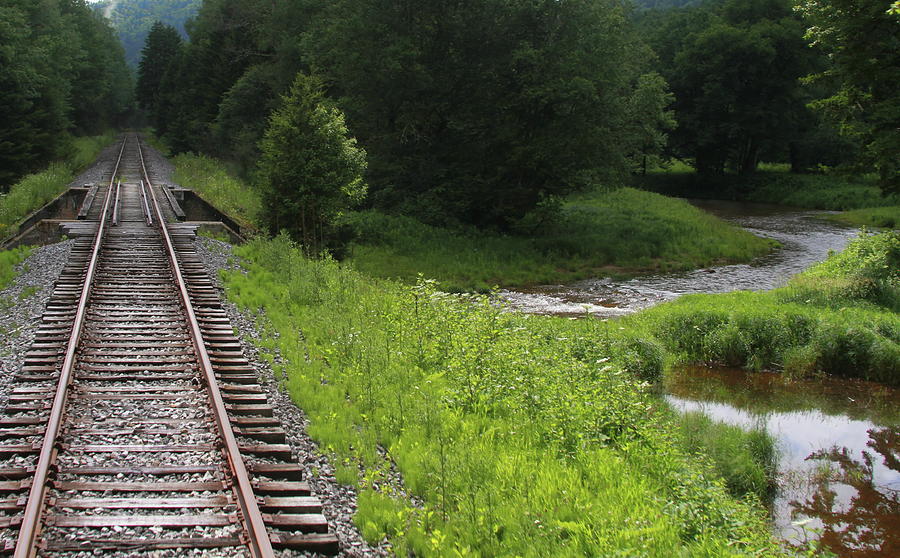 Cheat River and Tracks Photograph by Cathy Lindsey Fine Art America