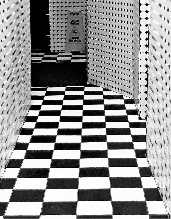 Checkerboard 80s Photograph by Rob Hans