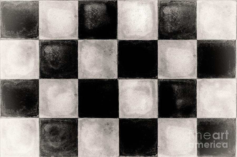 Checkerboard Tiles Painting by Mindy Sommers