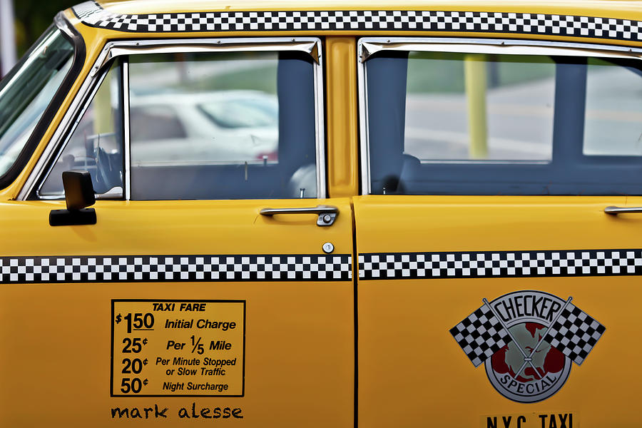 CheckerCab Photograph by Mark Alesse