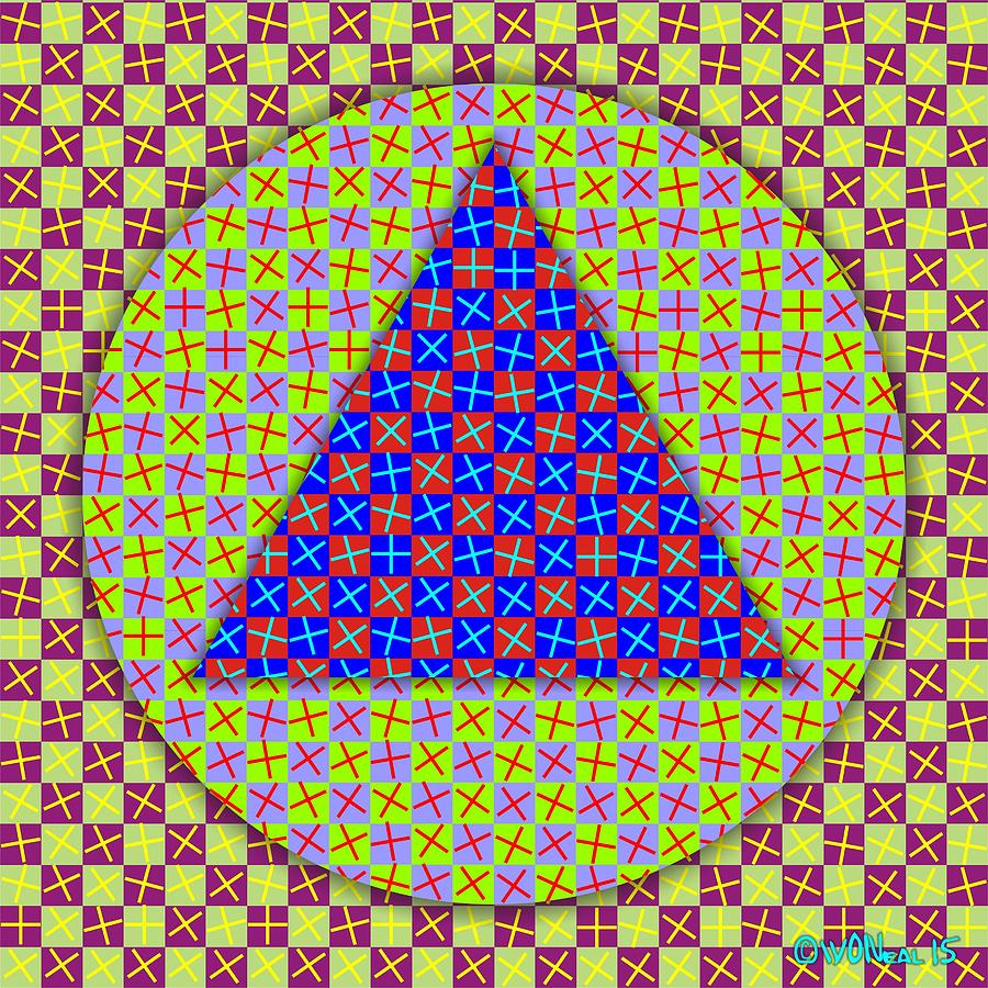Checkers Digital Art - Checkered Medley 2 by Walter Neal