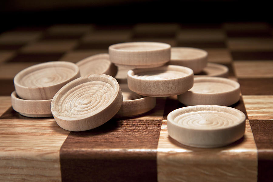 Checkers Photograph - Checkers III by Tom Mc Nemar