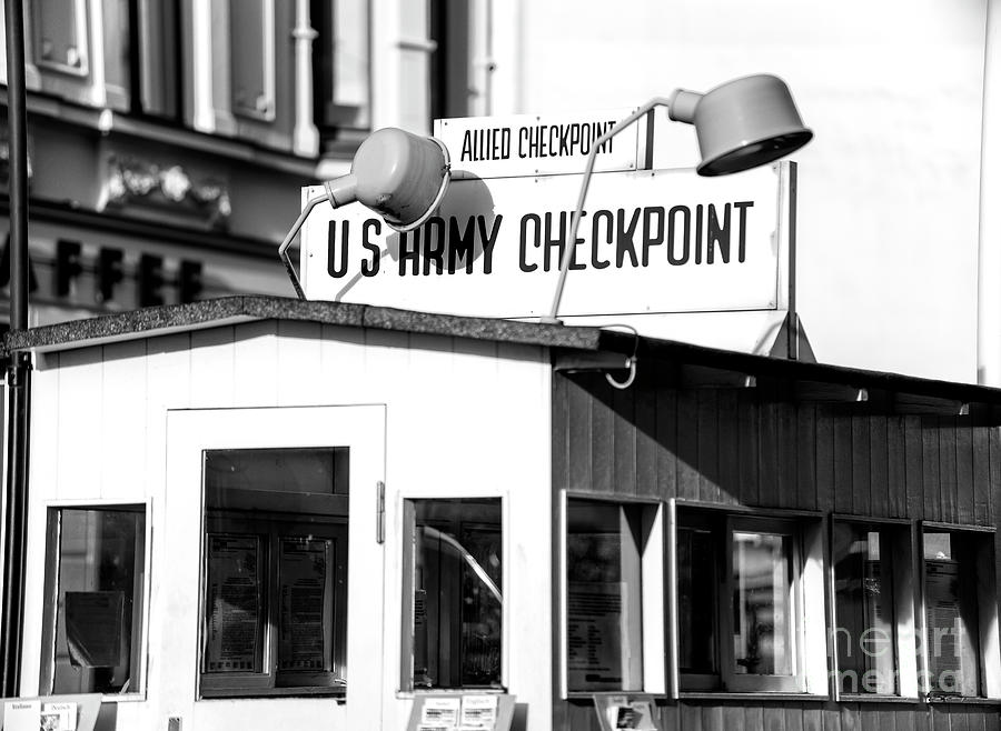 Checkpoint Charlie in Berlin Photograph by John Rizzuto