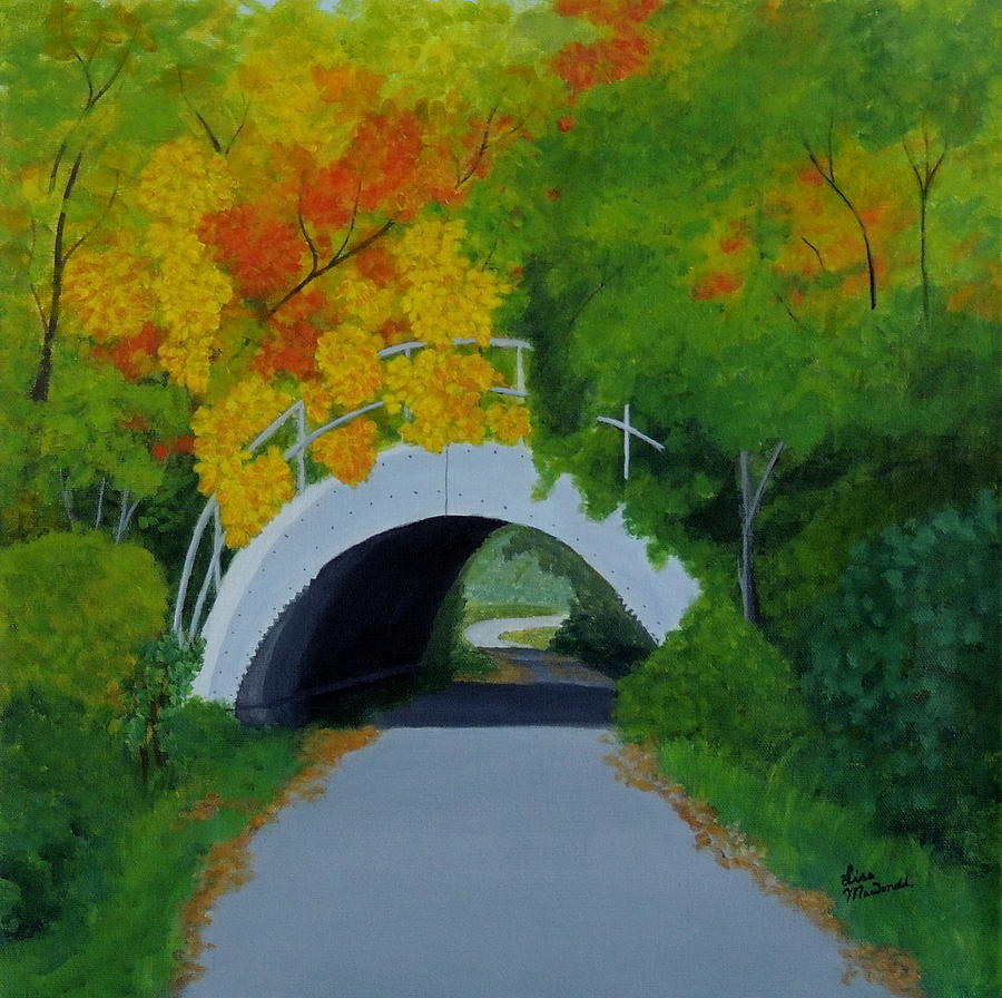 Landscape Painting - Chedoke Trail by Lisa MacDonald Landscape Painting - Chedoke Trail by Lisa MacDonald