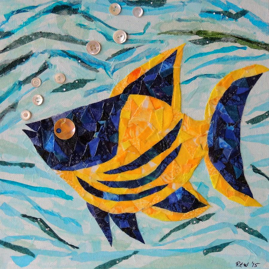 Cheeky Fish #1 Mixed Media by Ruth E Warren - Fine Art America