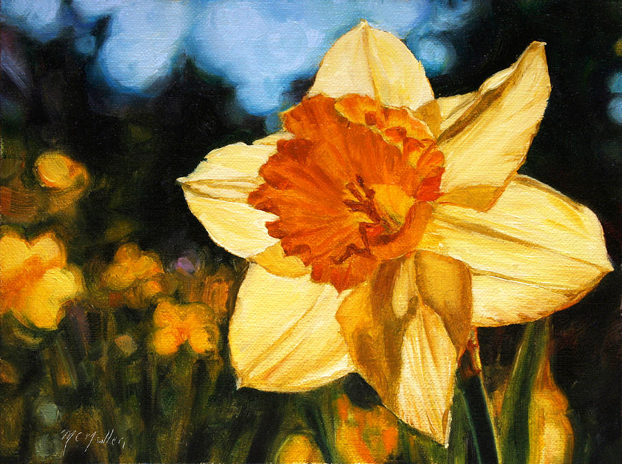 Cheerful return Painting by Christy Mullen - Fine Art America