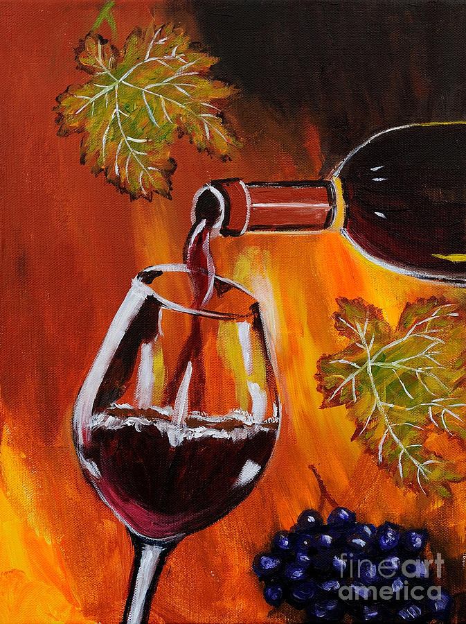 Cheers Painting by Art by Danielle