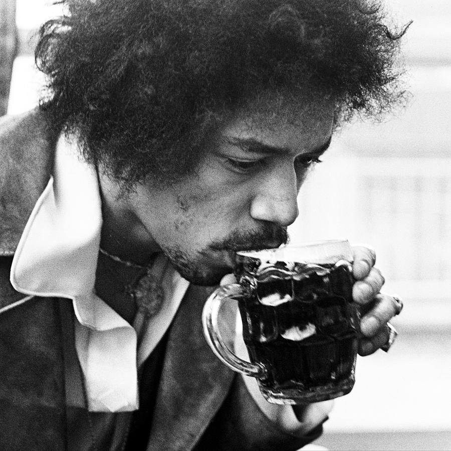 Jimi Hendrix Photograph - Jimi Hendrix Cheers 1969 by Chris Walter