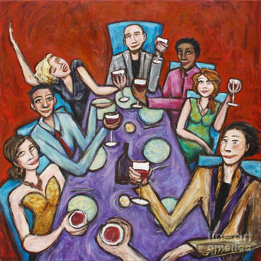 Cheers Painting by Kim Galloway | Fine Art America