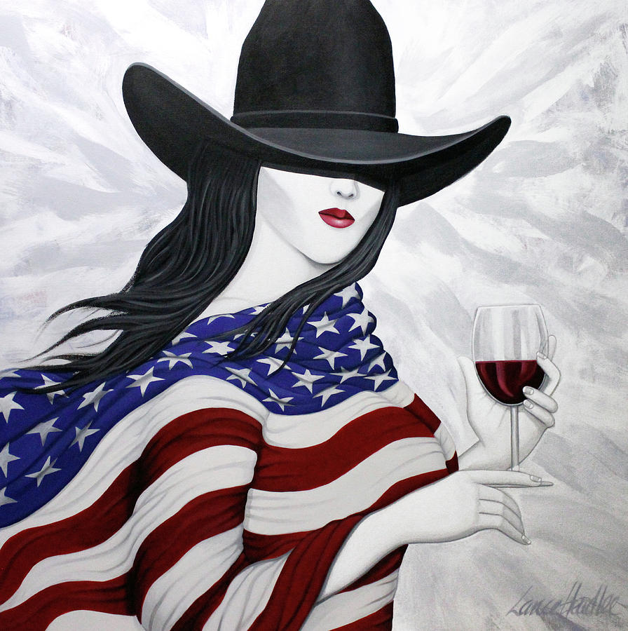 Cheers To America 1 Painting by Lance Headlee