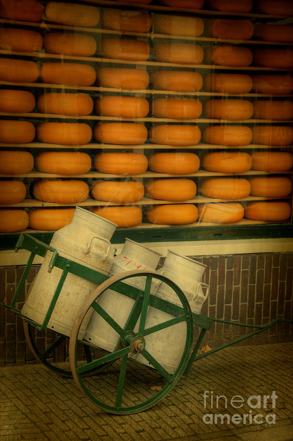 Cheese and Churns Photograph by David Birchall