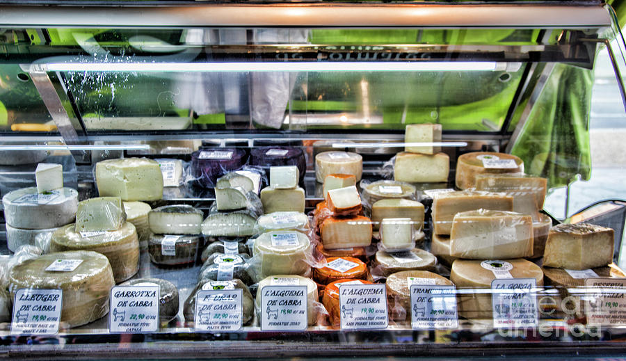 Cheese Figueres Spain  Photograph by Chuck Kuhn