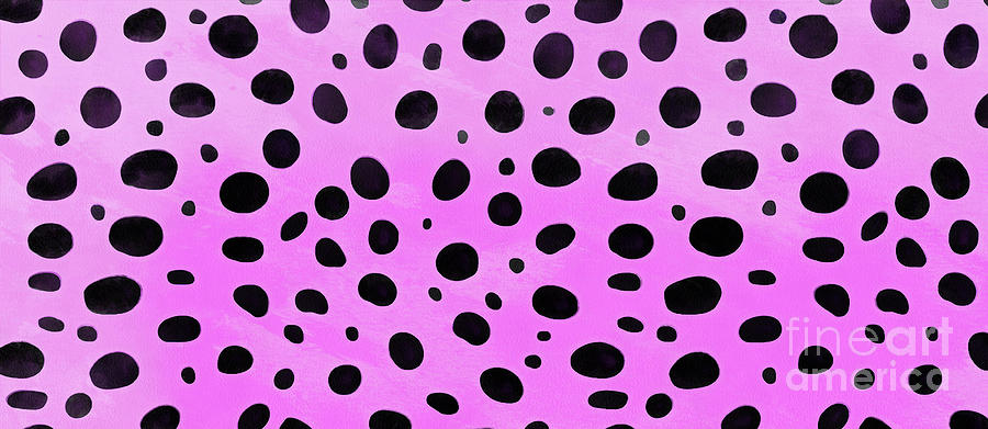 Cheetah Animal Skin Purple Pattern Mug Digital Art by Edward Fielding