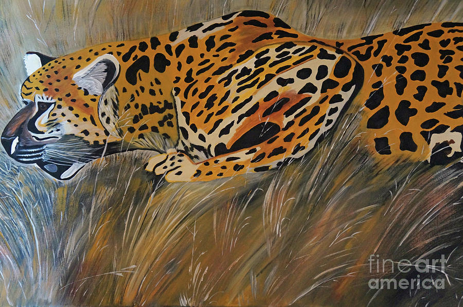 Wildlife Painting - Cheetah by Babett Paul