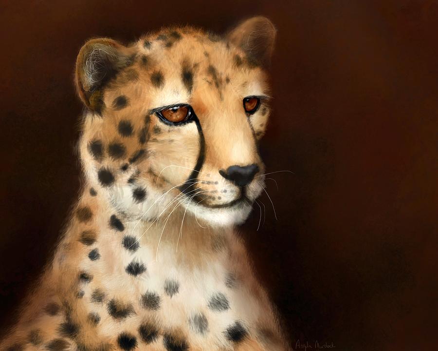 Cheetah Eyes Digital Art by Angela Murdock