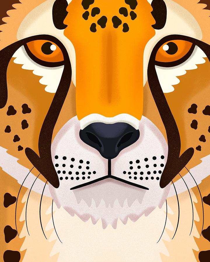 Cat Digital Art - Cheetah by Nicole Wilson