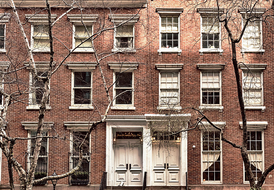 Chelsea Brownstones Photograph by Alison Frank