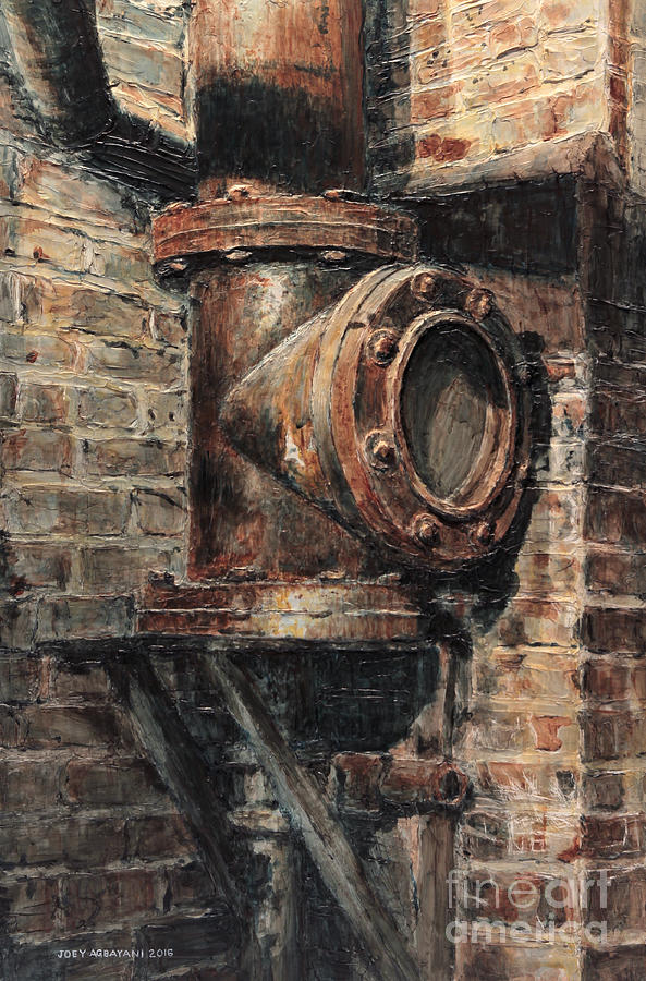 Chelsea Market Pipe Painting by Joey Agbayani
