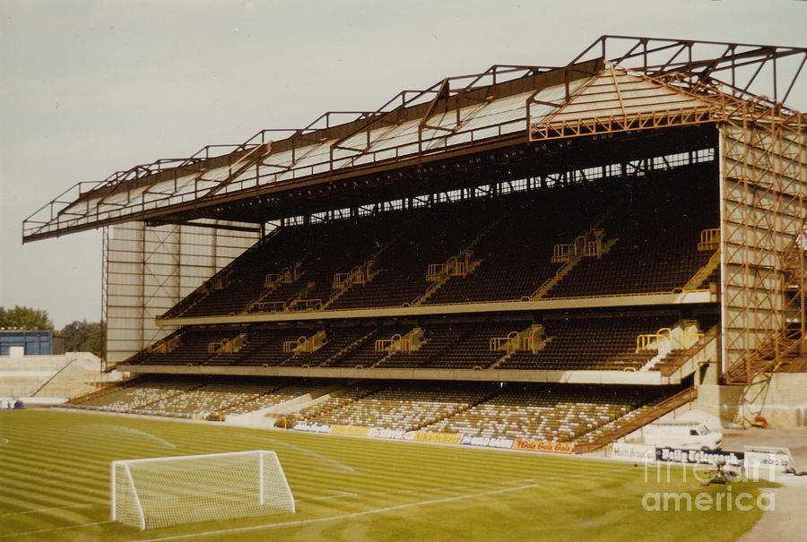 Soccer Photograph - Chelsea - Stamford Bridge - East Stand 7 - 1973 by Legendary Football Grounds