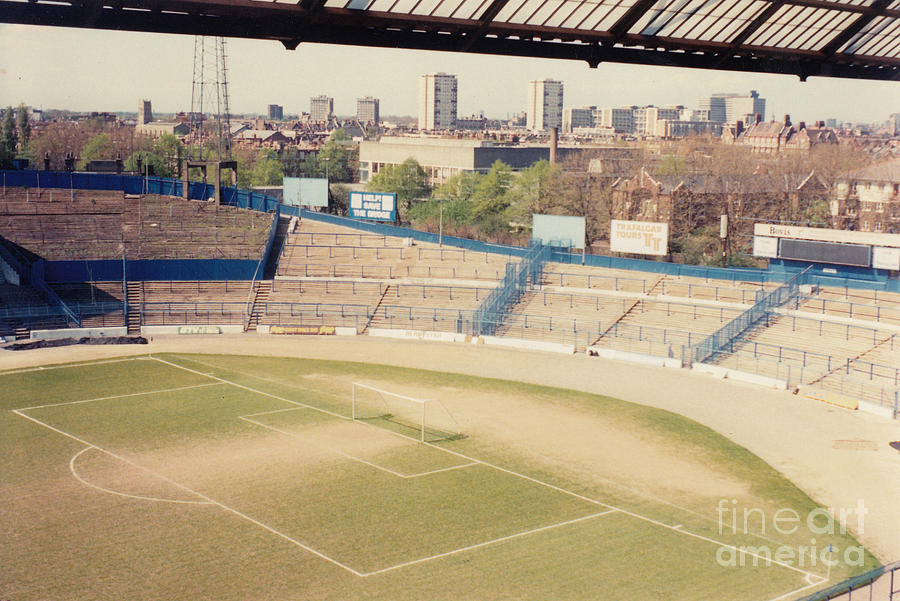 Chelsea - Stamford Bridge - North Stand 1 - April 1986 Tote Bag by  Legendary Football Grounds - Pixels