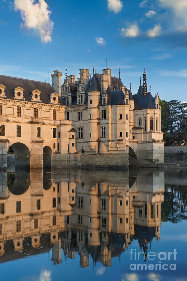 Chateau Chenonceau Morning II - Loire Valley France Photograph by Brian Jannsen