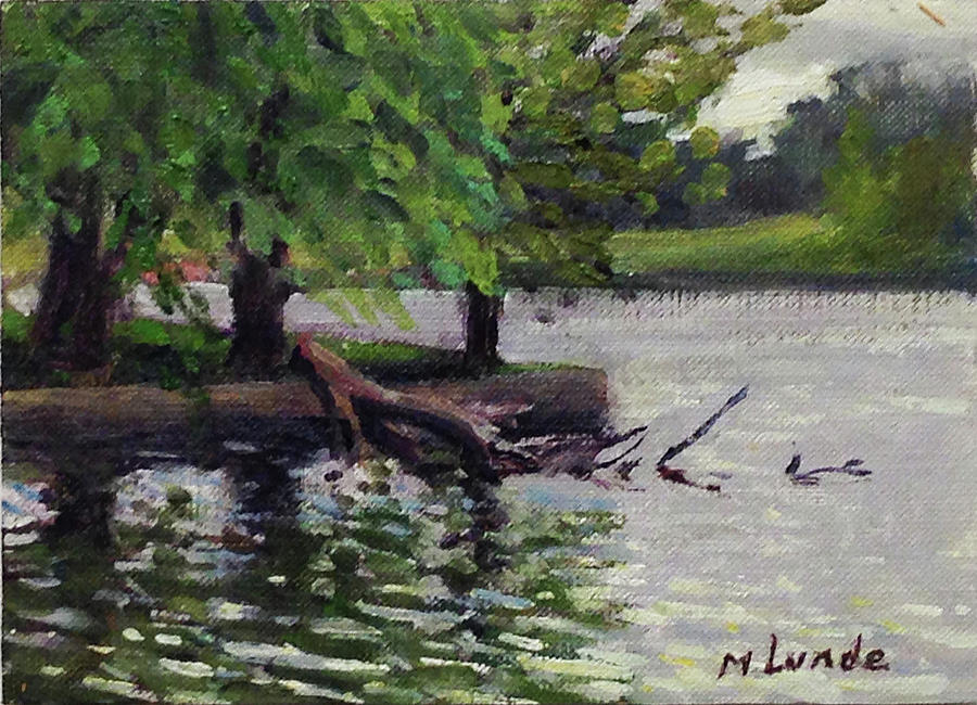 Cher-ful Lake 2010 Painting