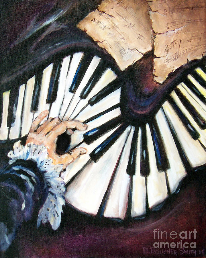 Cherished Music Painting by Deborah Smith
