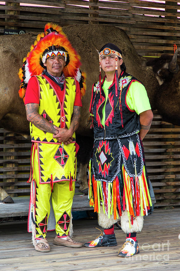 Cherokee Dancers Photograph by Rodney Cammauf