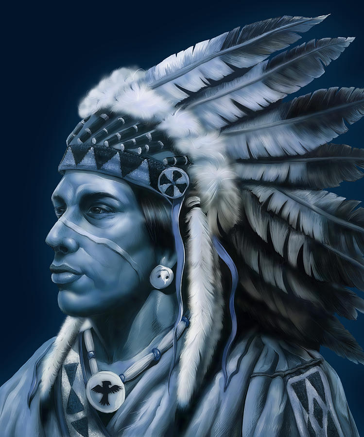 Cherokee Indian Digital Art by Nick Freemon