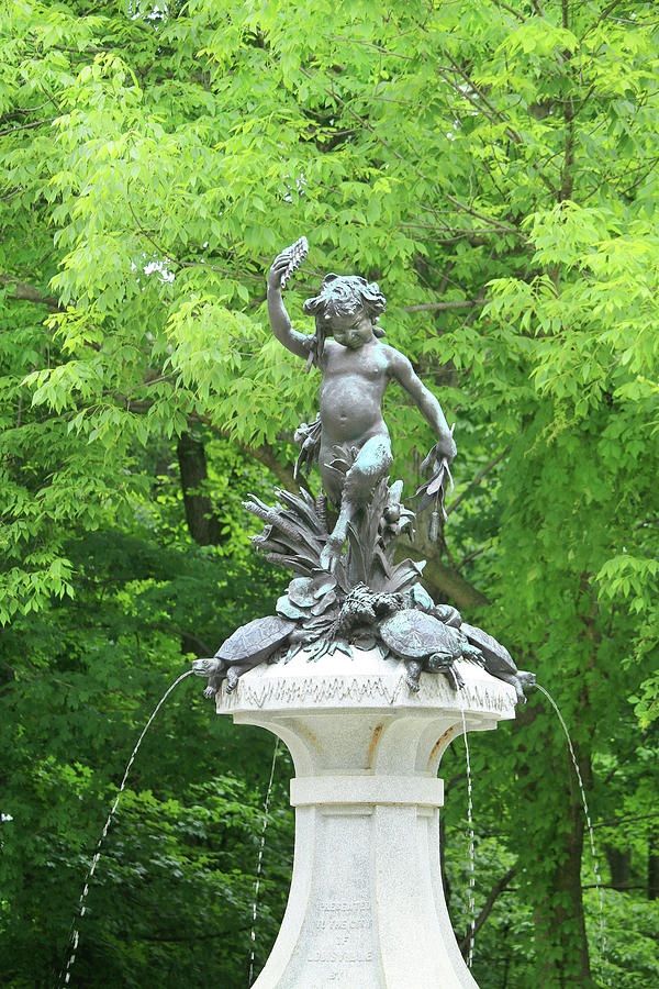 Cherokee Park Fountain Photograph by Art Block Collections