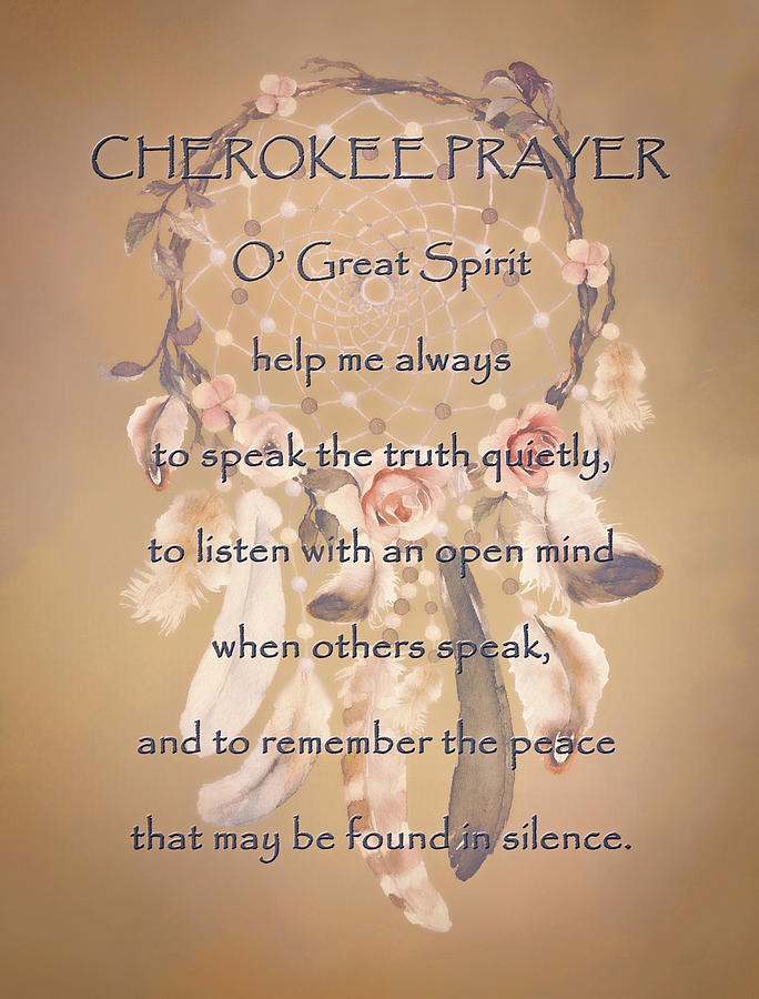 Cherokee Prayer Digital Art by HH Photography of Florida