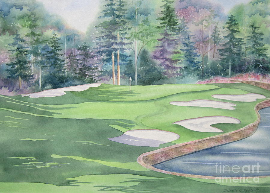 Cherokee Town and Country Club Painting by Deborah Ronglien