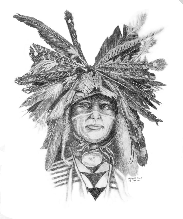 Native American Painting - Cherokee by Wayne Pruse