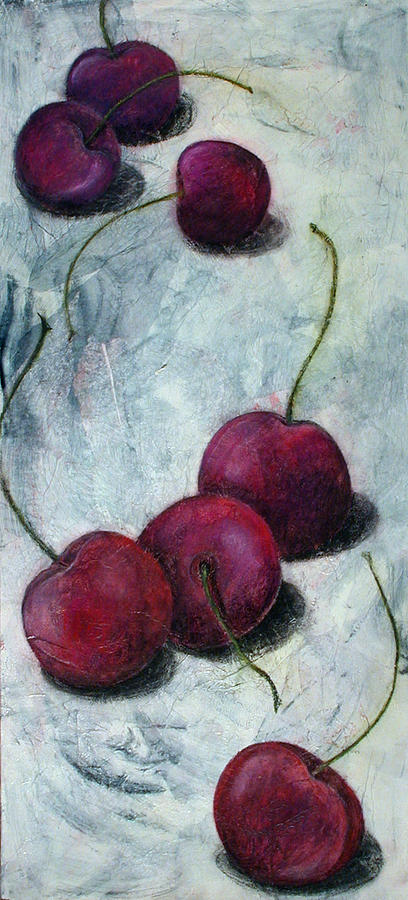 Cherries Jubilee Painting by Sandy Clift