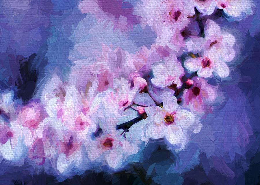 Cherry Blossom 3 Digital Art by Charmaine Zoe