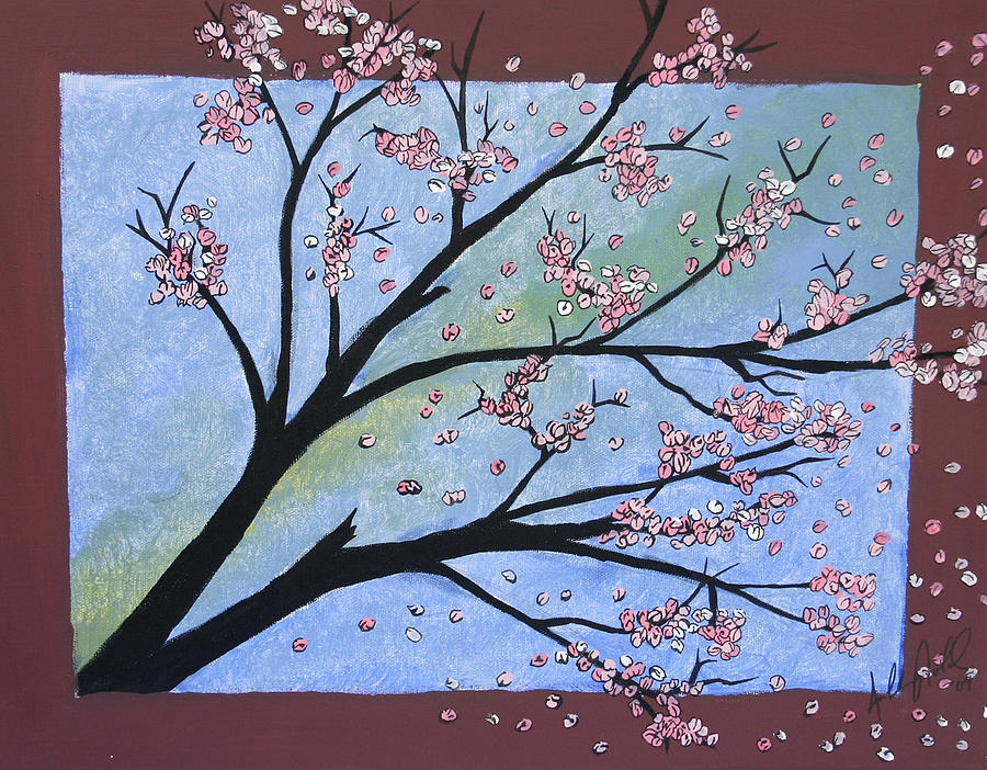 Tree Painting - Cherry Blossom by Anthony Nold