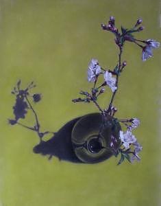 Cherry Blossom Painting - Cherry Blossom by Rose Baggs Cherry Blossom Painting - Cherry Blossom by Rose Baggs