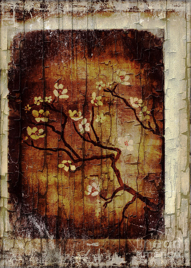 Decorative Cherry Blossom Tree DL002 Painting by Mas Art Studio
