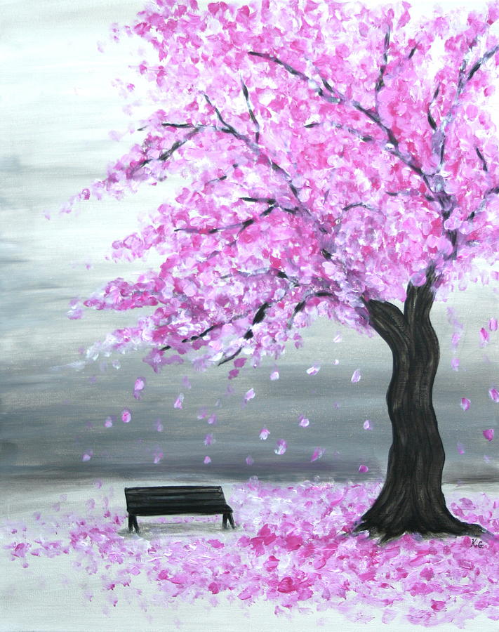 Cherry Blossom Tree by Kristine Griffith