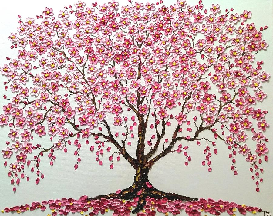 Cherry Blossom Tree New Beginning