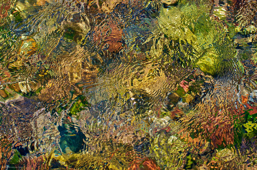 Cherry Creek Water Abstract Photograph by Britt Runyon