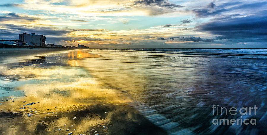 Cherry Grove Golden Shimmer Photograph by David Smith