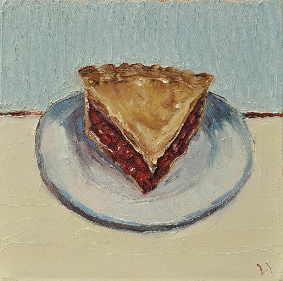 Cherry Pie Painting by Lindsay Frost