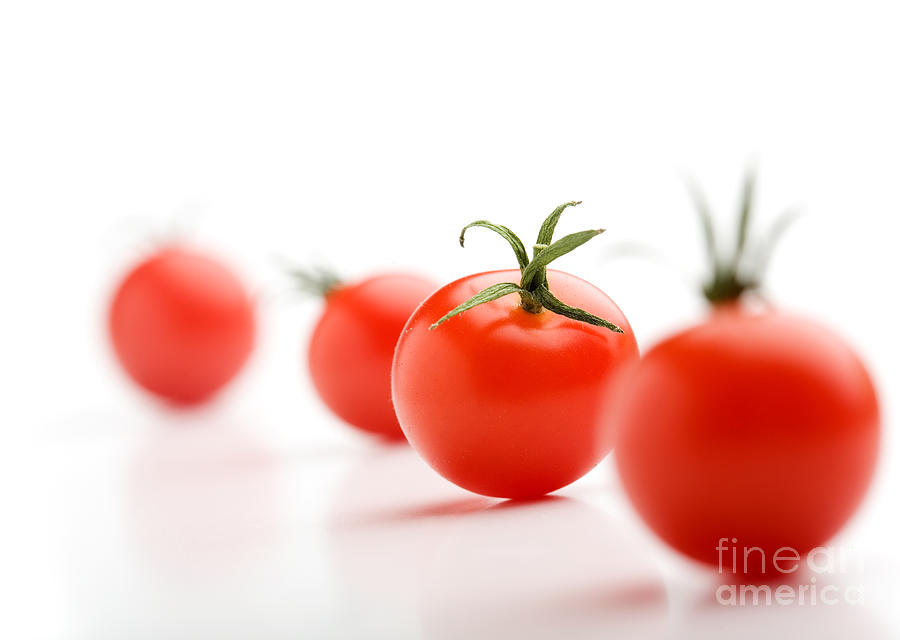 Summer Photograph - Cherry tomatoes by Kati Finell