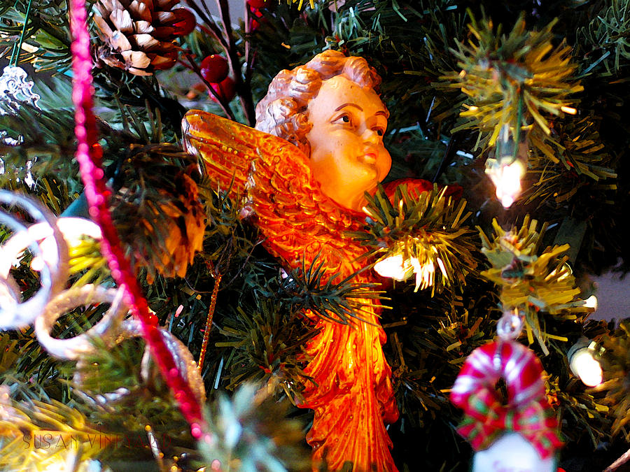 Cherub Ornament Photograph by Susan Vineyard