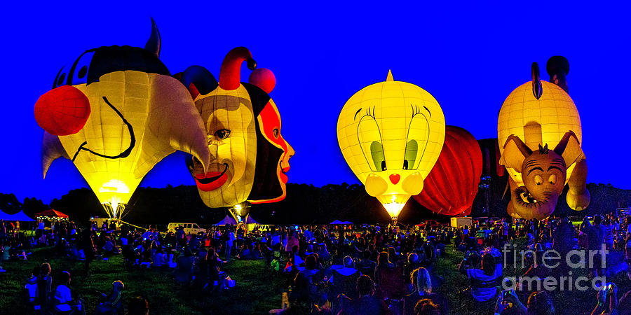 Chesapeake Balloon Glow 2018 Photograph by Nick Zelinsky Jr