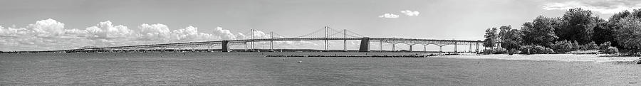 Chesapeake Bay Bridge From Sandy Point Photograph by Brian Wallace