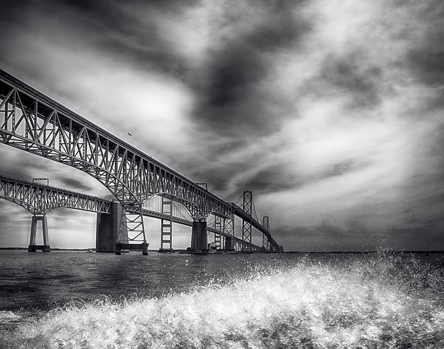 Chesapeake Bay Bridge Photograph by Glenn Thompson - Fine Art America