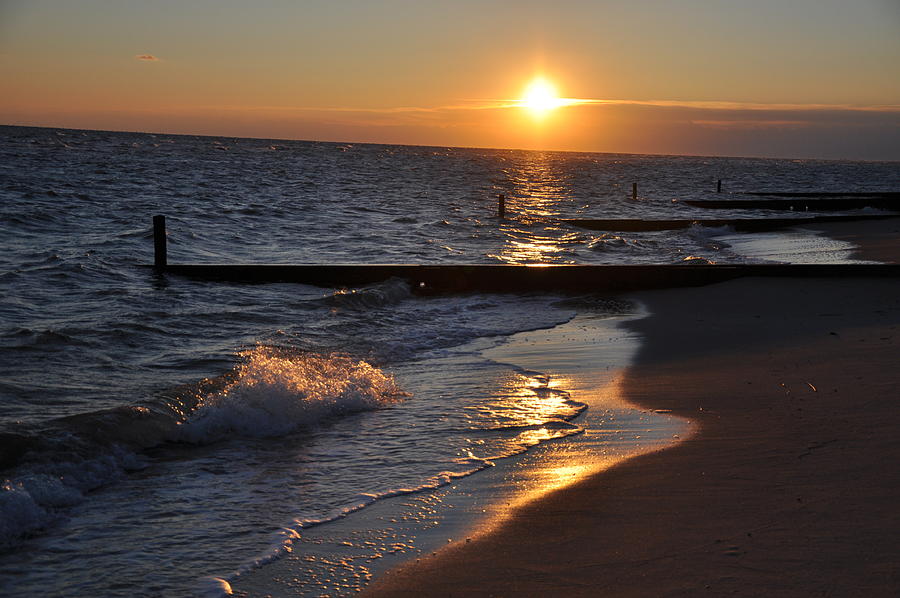 Chesapeake Bay Sunrise Photograph By Carrie Goeringer - Fine Art America